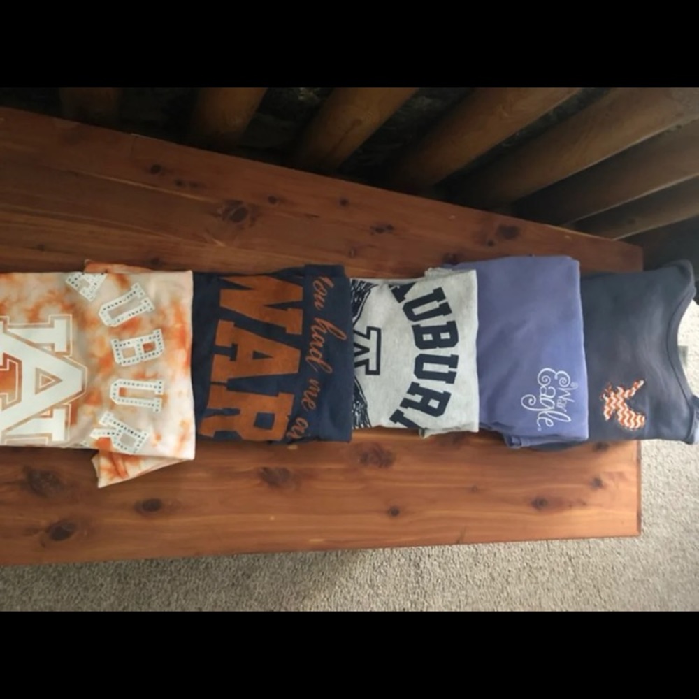 Auburn University shirts - 5 shirts